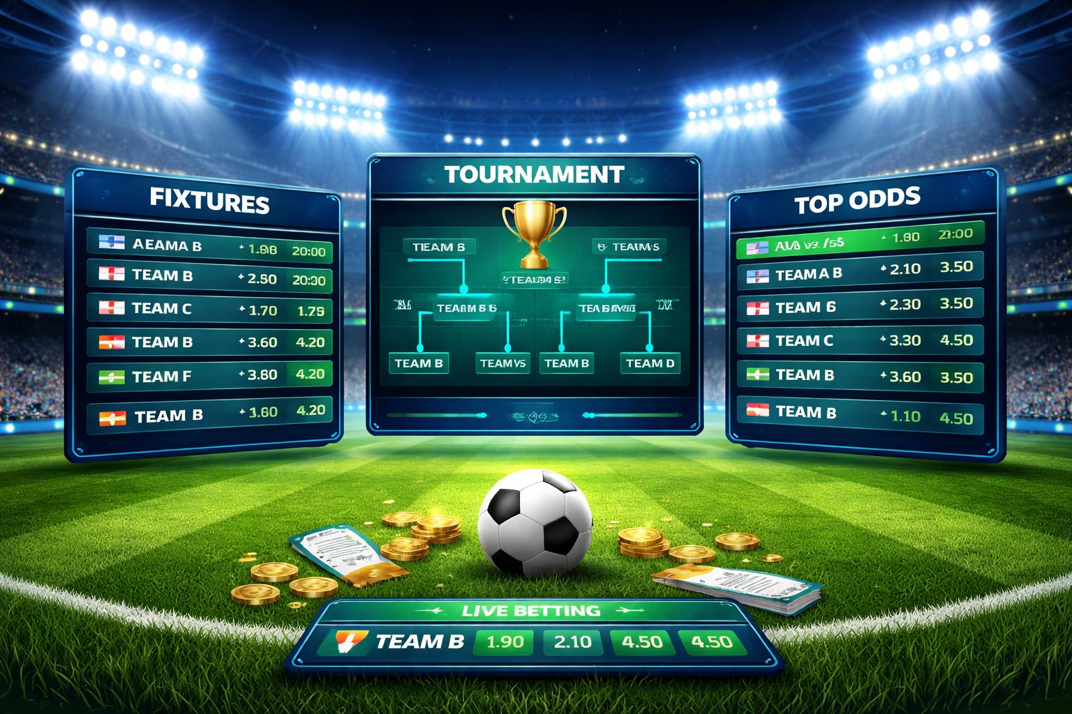 Apuestas de fútbol JUGA MX y múltiples eventos deportivos