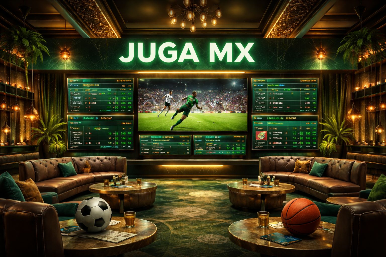 Panel de apuestas deportivas JUGA MX para México